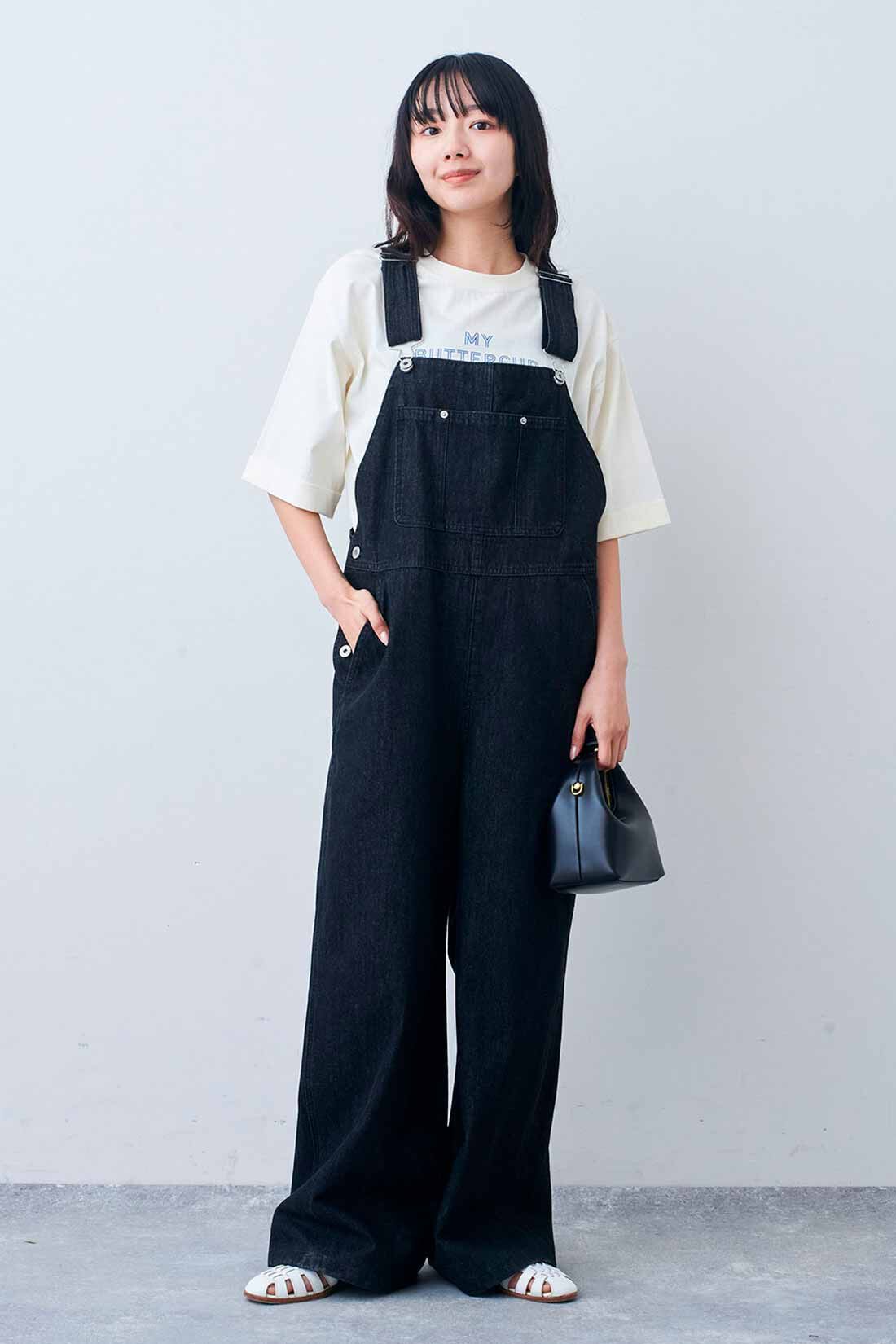 Live in  comfort|リブ イン コンフォート 人気スタイリスト 石上 美津江さんとつくった これが正解！ 大人のこなれサロペット〈ブラックデニム〉