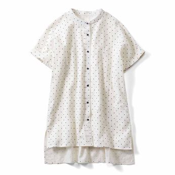 Live in  comfort | 軽やかＷＧ上品フレンチブラウス〈ＷＨ〉リブイ