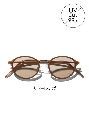 Live in  comfort | 佐藤栞里ちゃんコラボ UVカット ファッショングラス 〈金〉