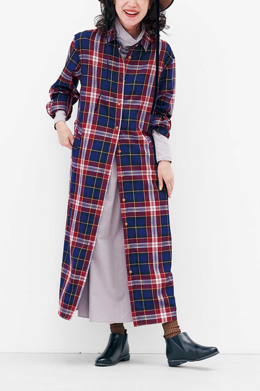 Live in  comfort|リブ イン コンフォート　コットン100％がうれしい！ 重ね着を楽しむ タートルネックインナーワンピースの会