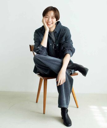 Live in comfort［リブインコンフォート］ | シェニールデニムパンツ〈ＩＮ〉リブイン