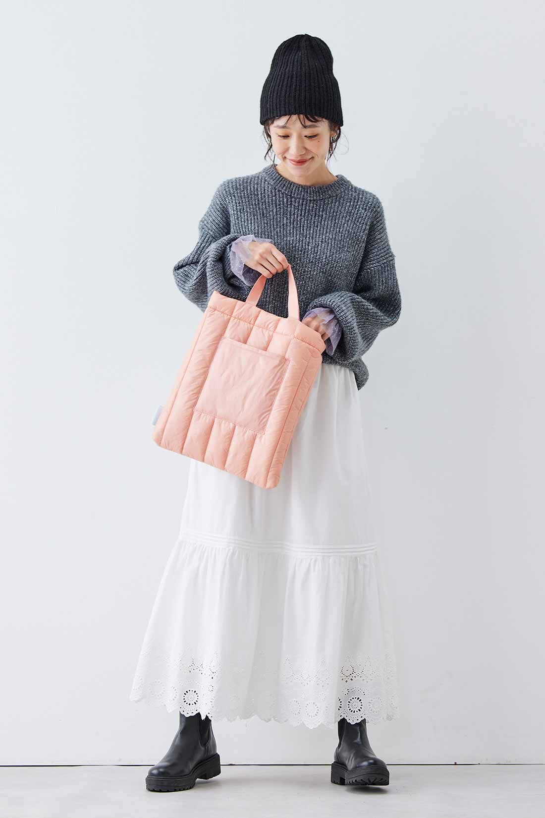 Live in  comfort|リブ イン コンフォート 軽やかに手ぶらでお出かけ！ ふかふかキルティングショルダーバッグ