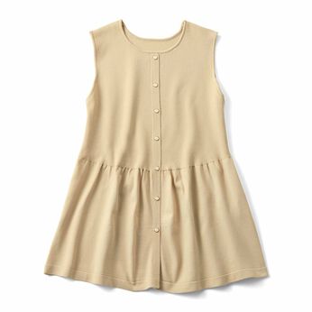 Live in  comfort | おめかし気分のペプベスト〈ベージュ〉リブイン