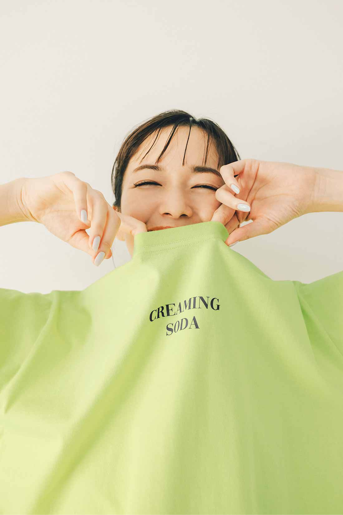 Live in  comfort|リブ イン コンフォート×500色の色えんぴつコラボ トルコオーガニックコットン五分袖Tシャツ【まとめ買いキャンペーン】