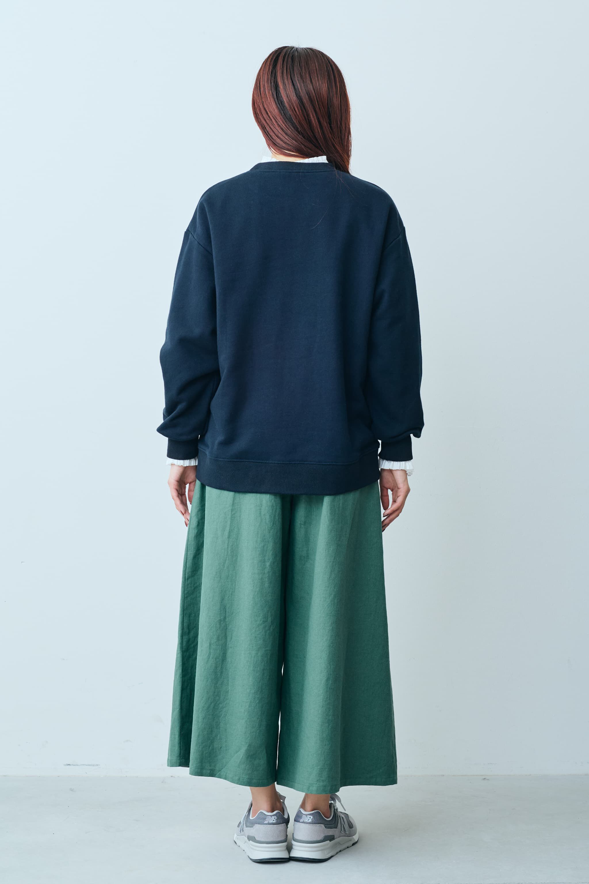 Live in  comfort|リブ イン コンフォート　Ｌｉｖｅ　Ｌｏｖｅ　ＣｏｔｔｏｎⓇプロジェクト　大人っぽく着られる　すそファスナースウェットトップス 〈グレイッシュベージュ〉