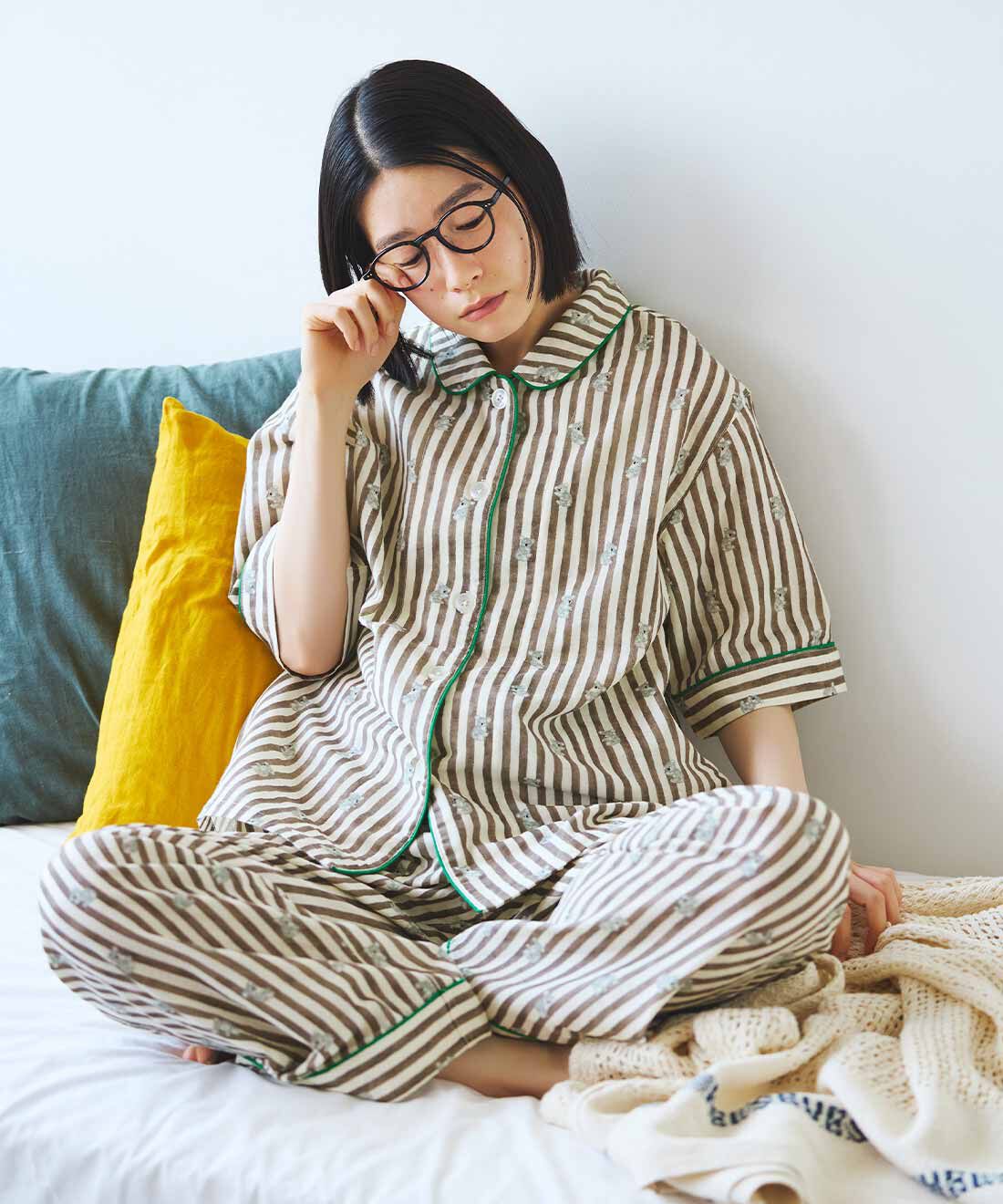 Live in  comfort|リブ イン コンフォート コアラとぐっすり眠れる やさしい肌心地のダブルガーゼパジャマ〈アイボリー〉