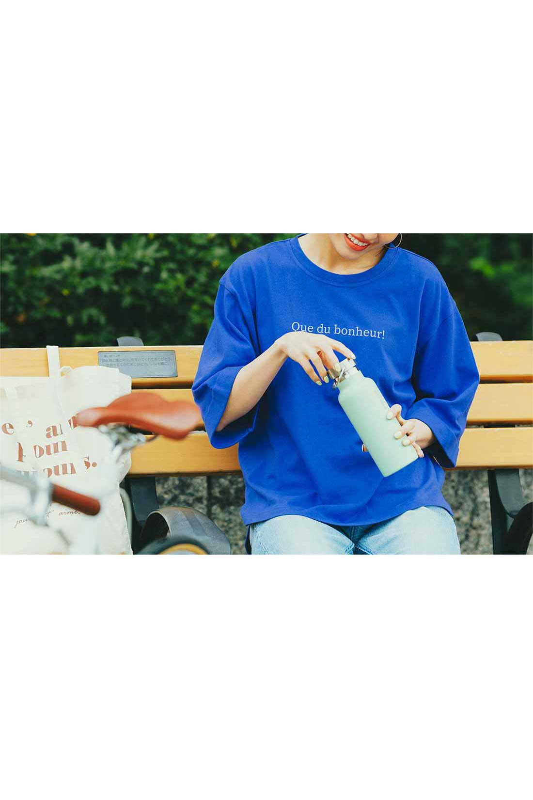 Live in comfort［リブインコンフォート］|リブ イン コンフォート 地中海育ちのトルコオーガニックコットンＴシャツ〈ブルー〉