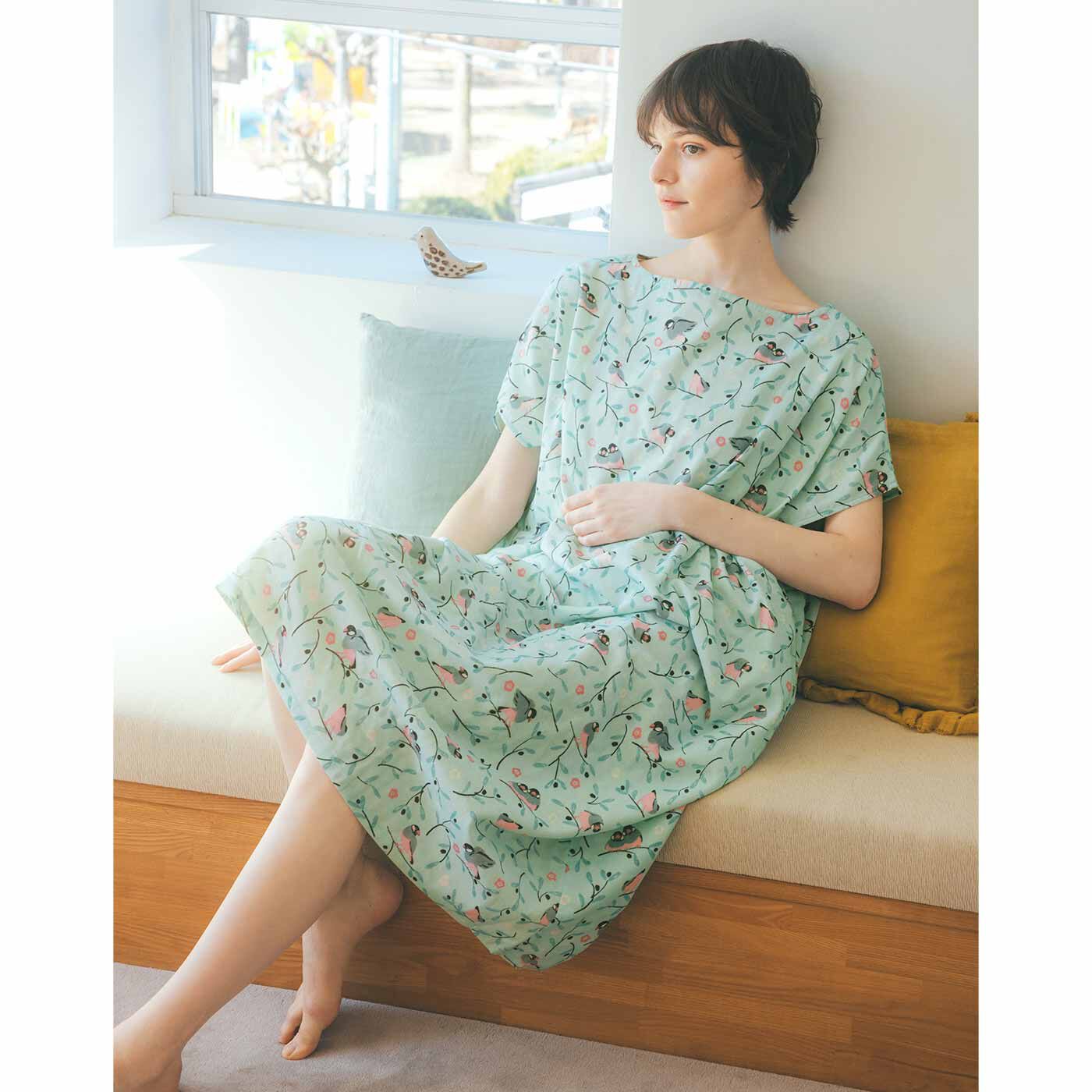 flufeel|flufeel×小鳥部　もっちり、はんなり 文鳥に埋もれる着るバスタオルの会