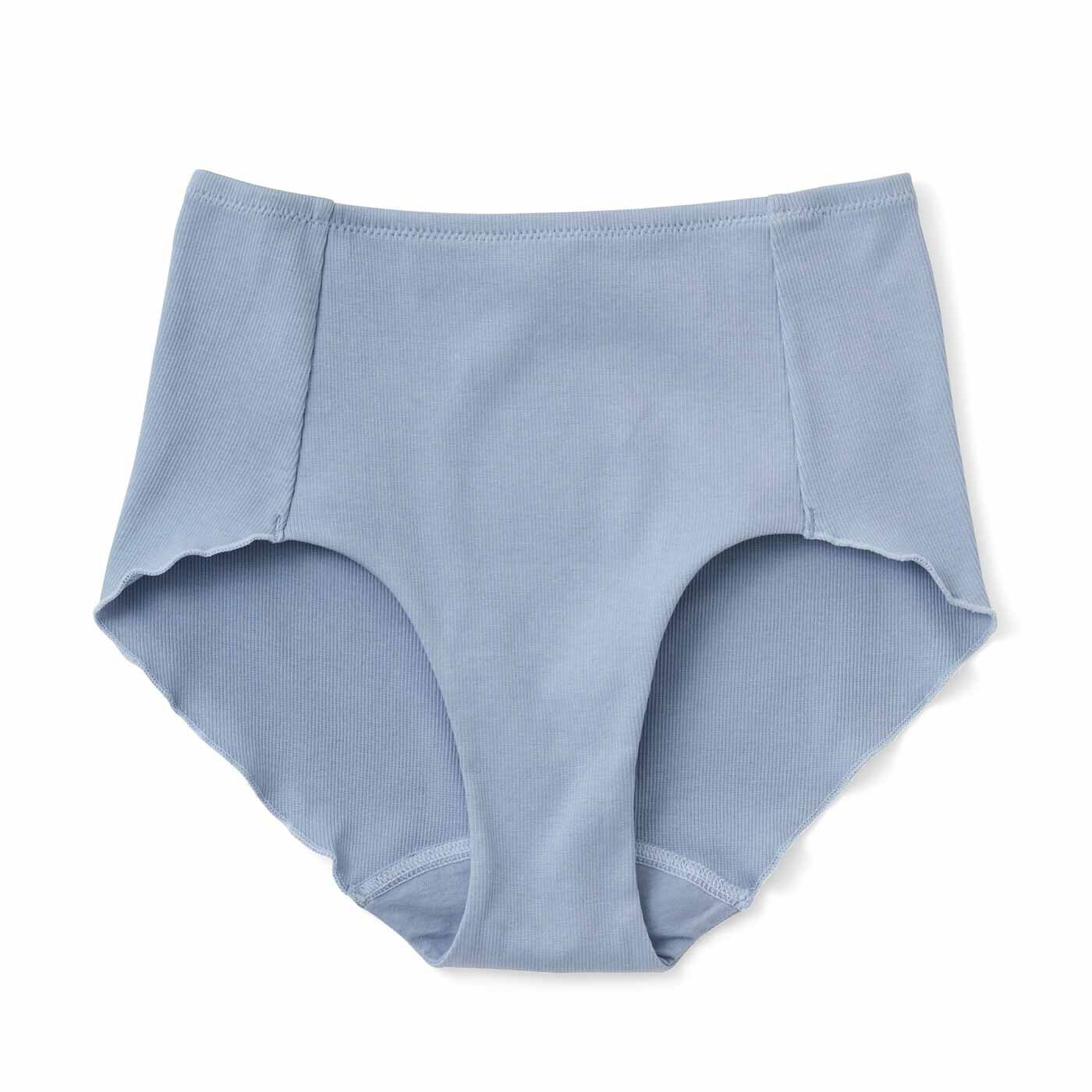 flufeel［フラフィール］|鼠径（そけい）部もウエストもゆるやかに 摩擦悩みに寄り添う 基礎化粧やわらかリブショーツの会|〈アクア〉