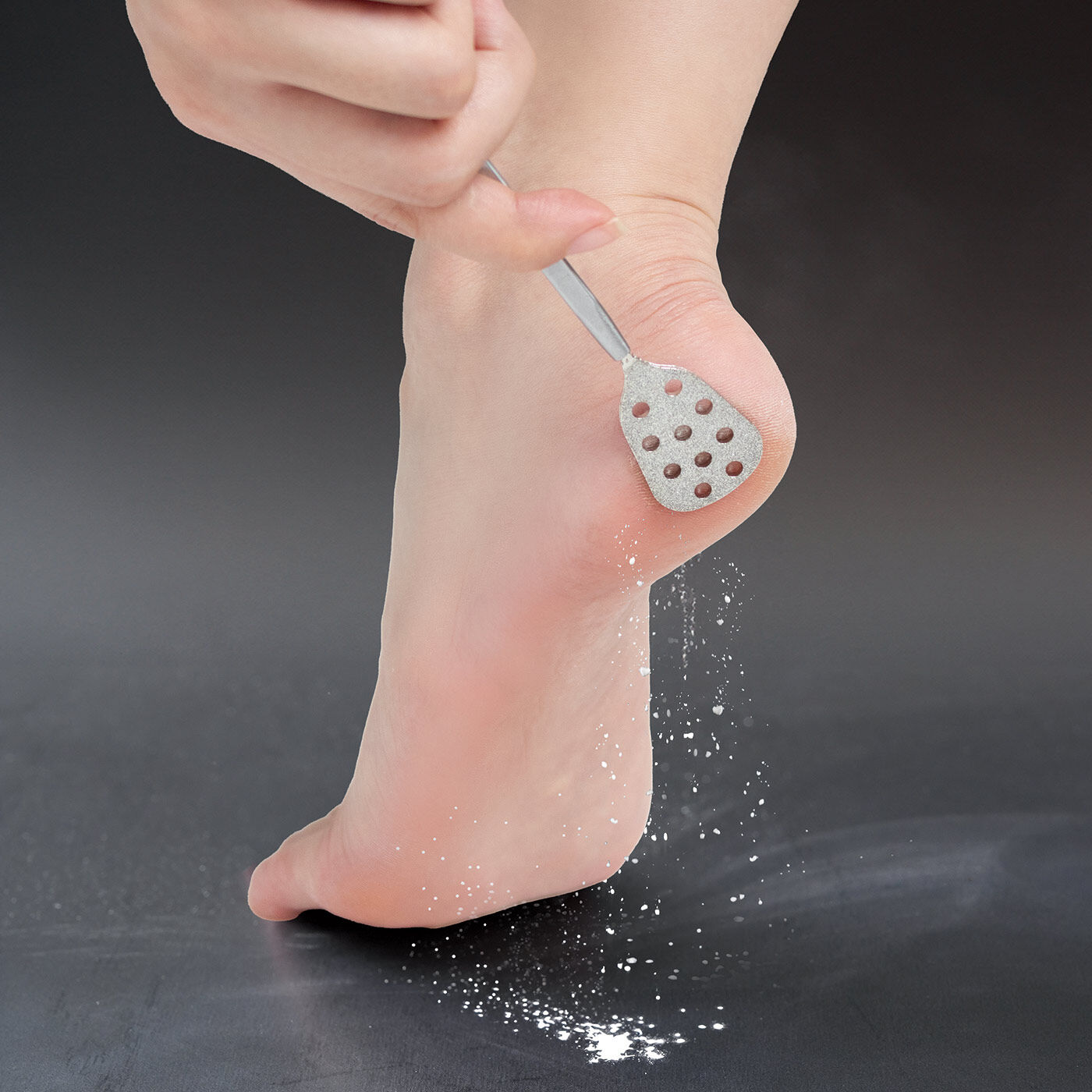 flufeel|ガサガサ足裏角質　磨いて削って簡単滑らか　3-wayダイヤモンド粒子加工ピュアスリック