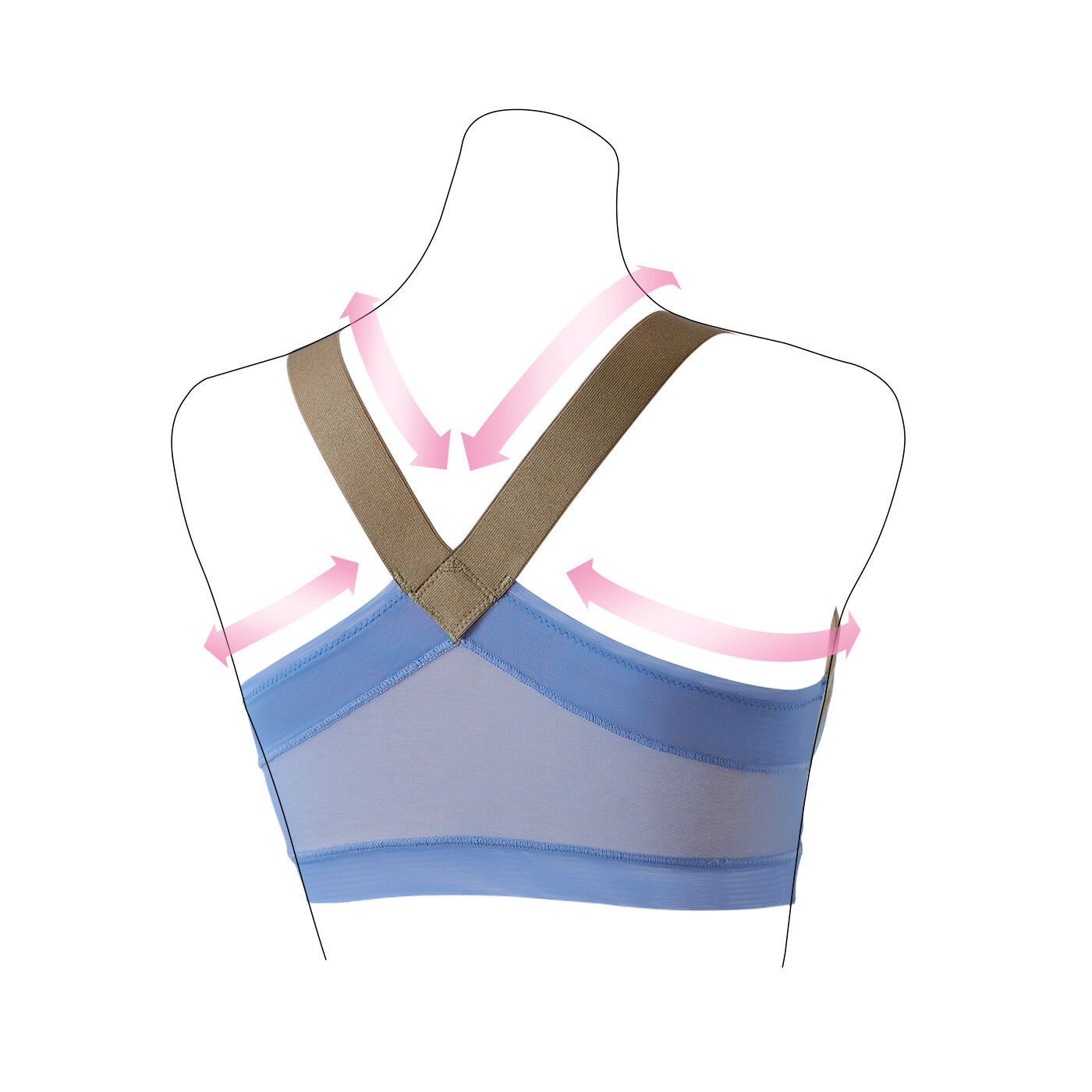 flufeel|肩甲骨をらくらく意識で背筋ピン！ ヨガ気分ナイトブラの会|Back