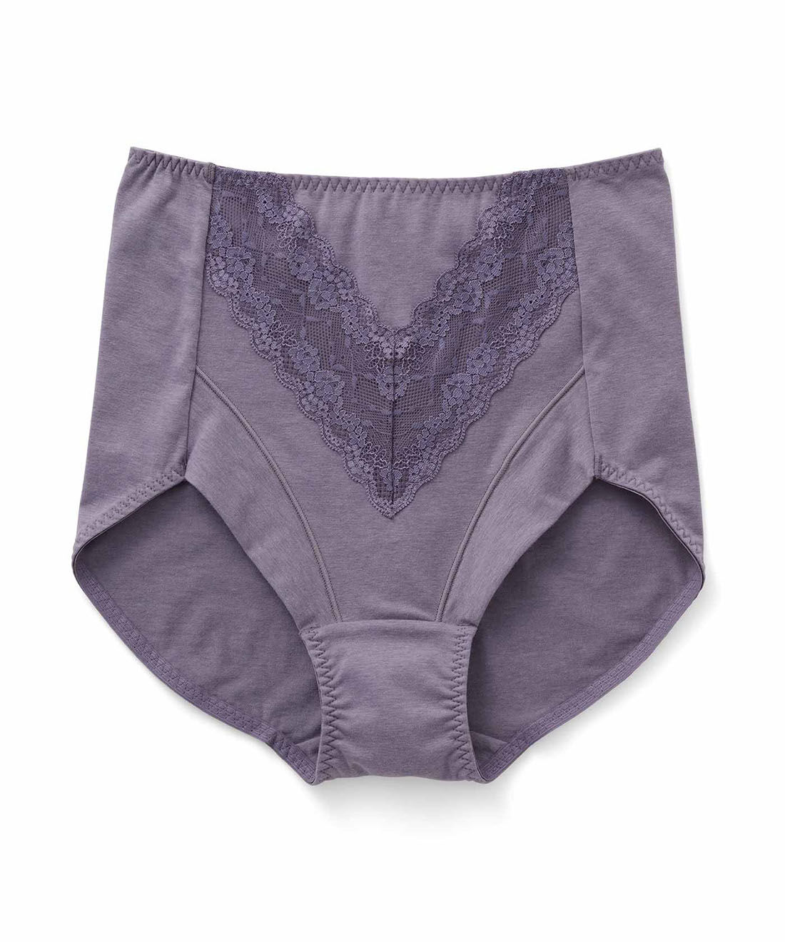 flufeel|下腹ぽっこりをカバーする ゆるやかサポート ハイウエストショーツの会|〈ラベンダー〉