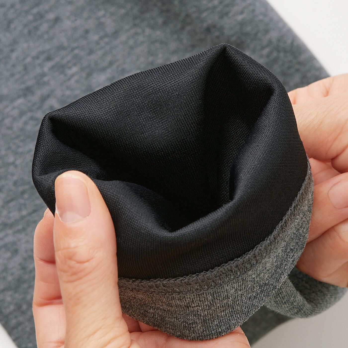 flufeel|着て疲労軽減　がんばったからだをリカバリーするロングパンツの会|肌側は全面サラッとした肌当たりの特殊機能繊維。