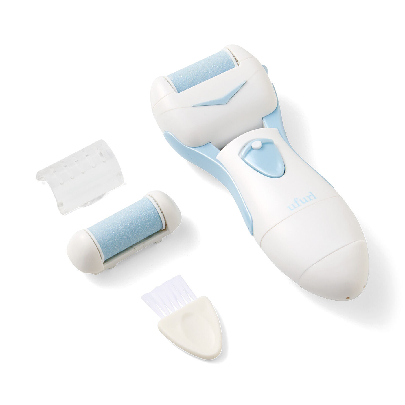 flufeel|当てるだけ簡単かかとすっきりケア　電動角質リムーバー|●1回のお届け内容です。
