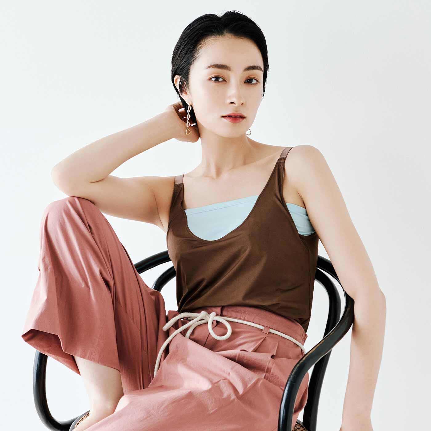 flufeel|大きいさんも快適な らくにきれいをかなえる ワイヤーで支えるブラキャミソール〈4L～6L〉の会