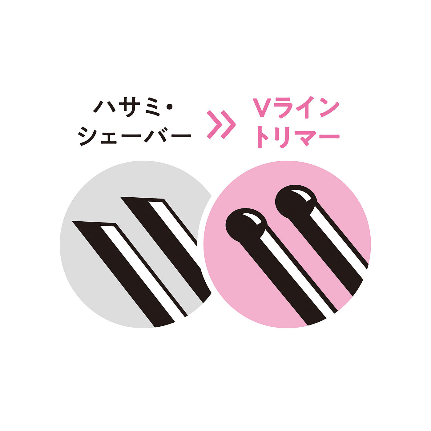 flufeel|気になるボリューム　ちくちくなしで整えて！　Vライントリマーヒートカッタータイプ〈ホワイト〉