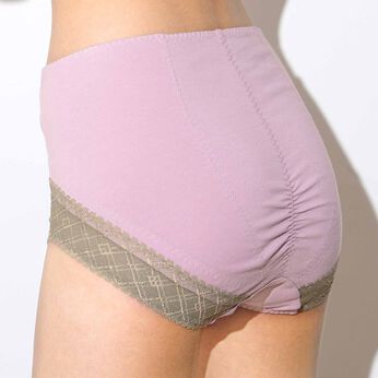 flufeel | 吸汗速乾安心のヌーディー お尻流れガードショーツ