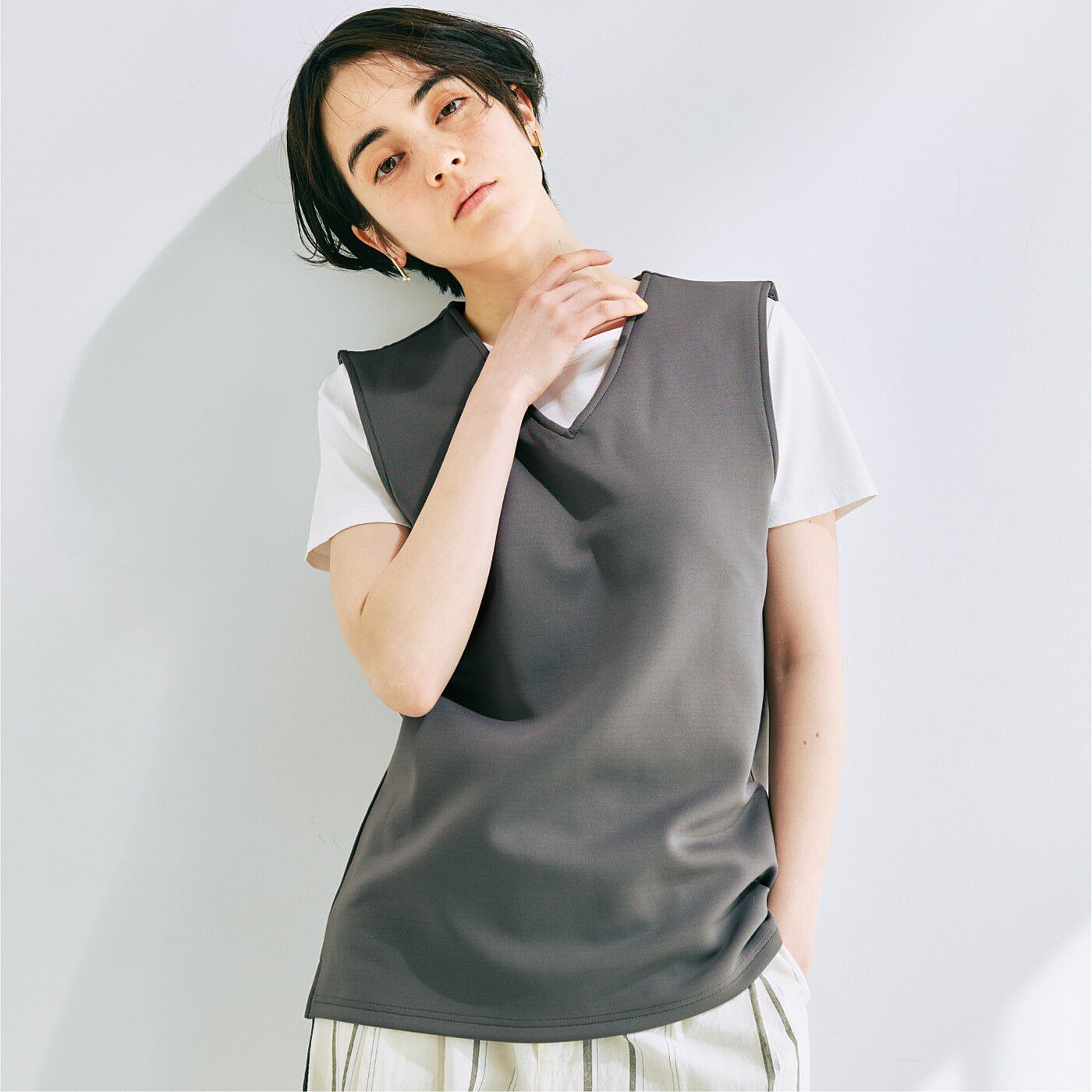 flufeel|ピンクリボン×すべての女性へ　ブラなしでもバストをカバー　シークレットカップ付きベストの会