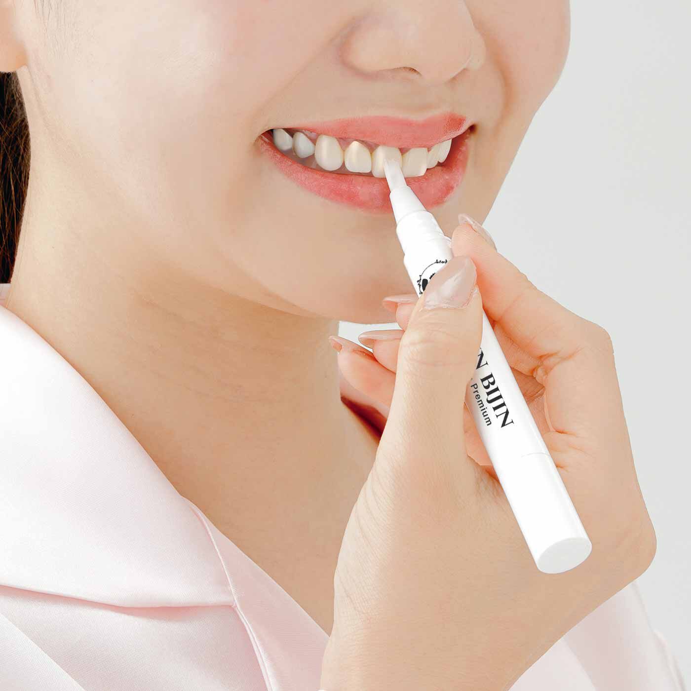flufeel|気になる黄ばみに歯美白のメイク 胡粉美人歯マニキュア プレミアムの会|笑うと気になる歯の色素沈着や黄ばみをさっと隠してくれる、美人歯マニキュア。