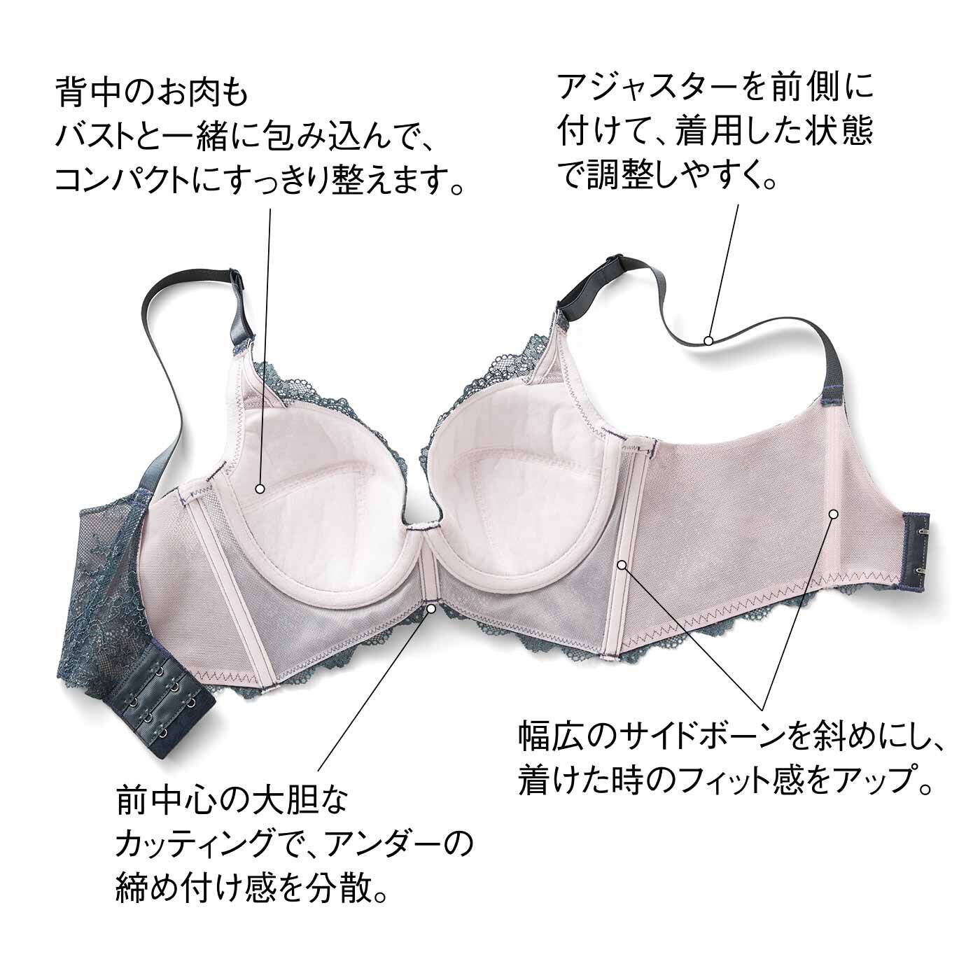 flufeel|コルセット級のボディーライン 艶めくレースのバタフライシェイプ ブラ＆ショーツの会