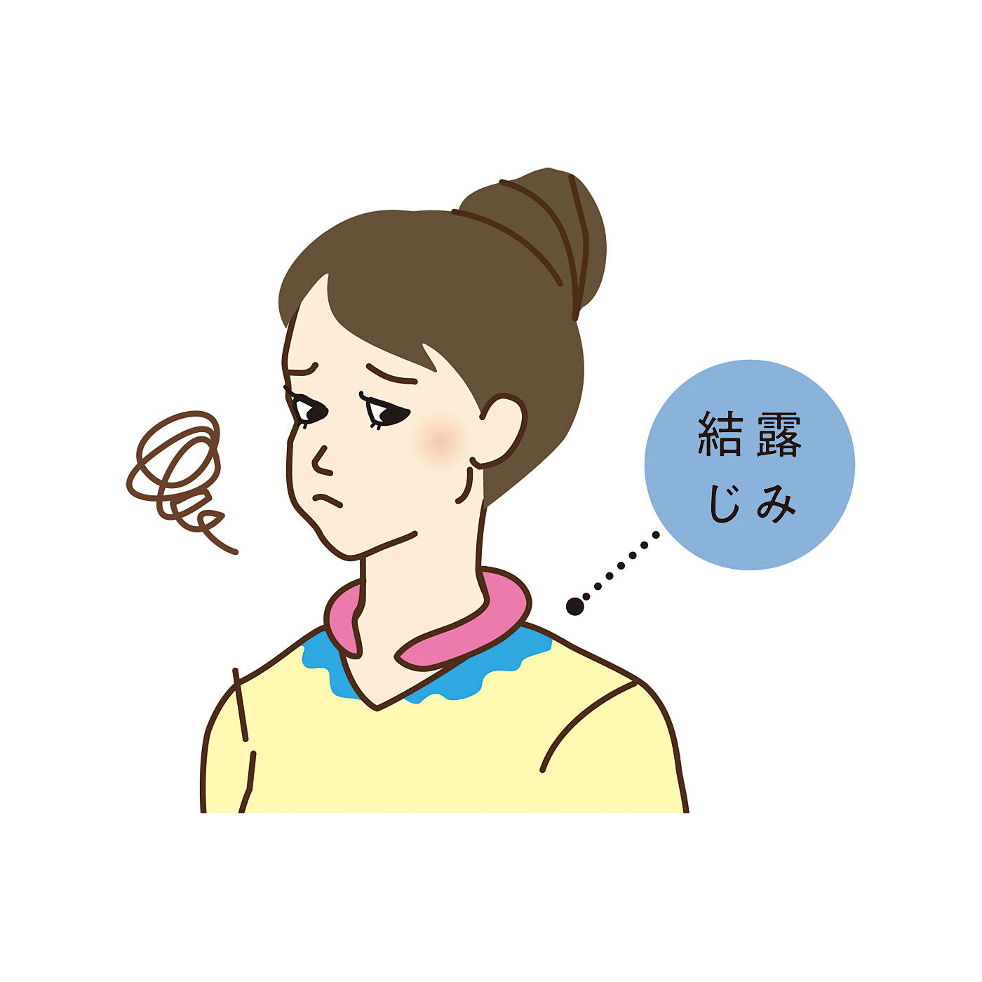 flufeel|冷たすぎない暑さ対策すっきり軽量ネッククーラー〈ブルー〉|凍結しないから、結露じみがつきません。