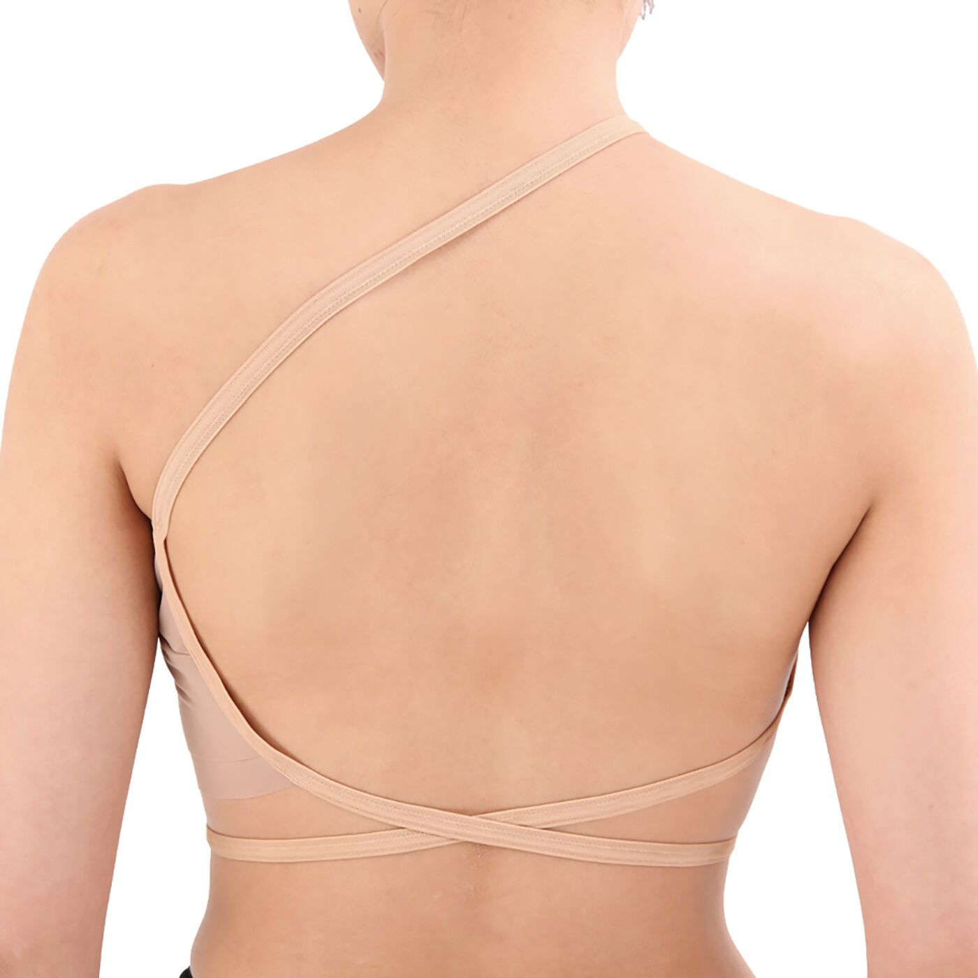 flufeel|乳がん経験者からうまれた　特許取得の入浴着　バスタイムカバー〈左手術用〉|ワンショルダーで背中を解放し、からだに負担をかけない機能的なデザイン。
