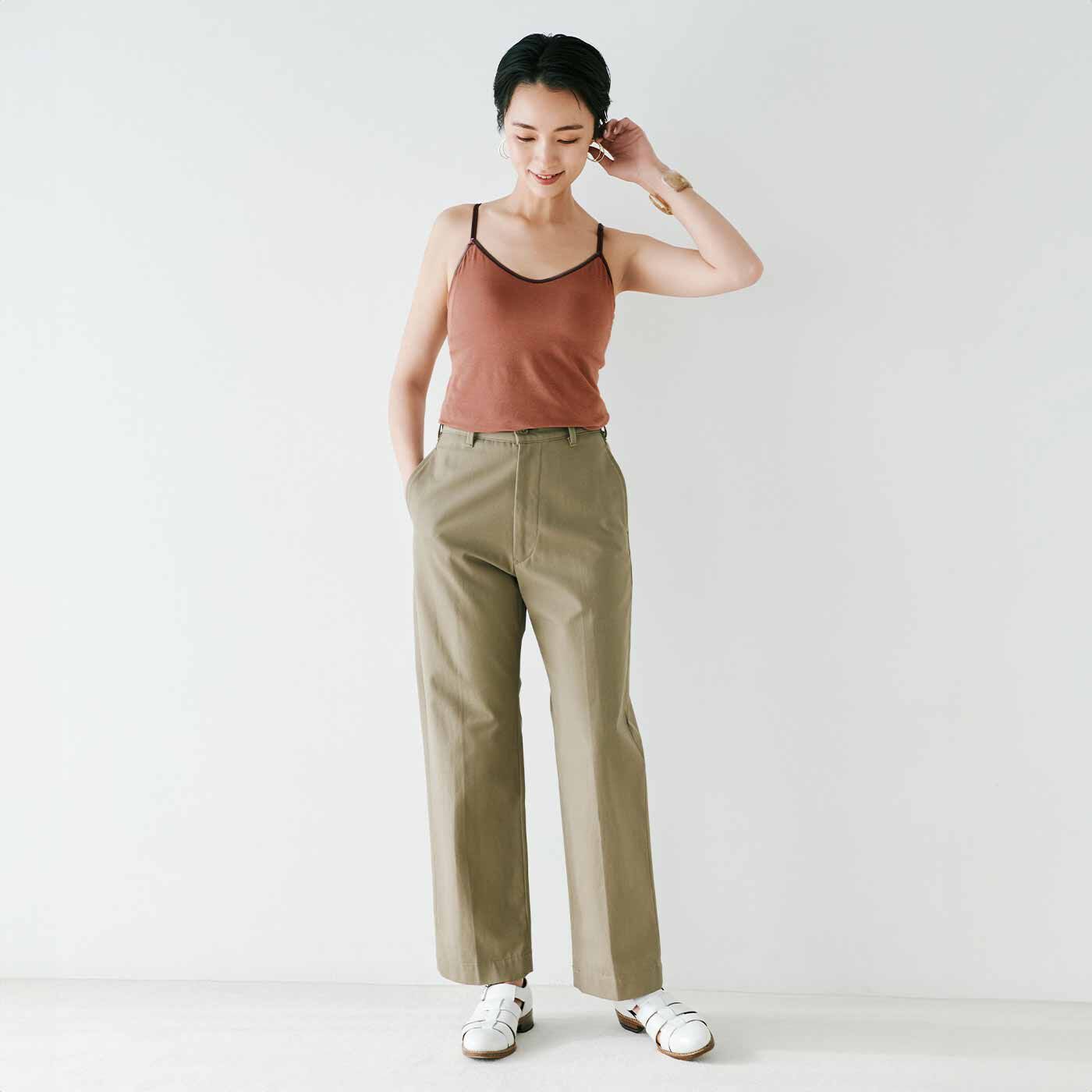 flufeel|一枚ですっきり ホック調整でぴったり ハンサムなブラキャミソールの会