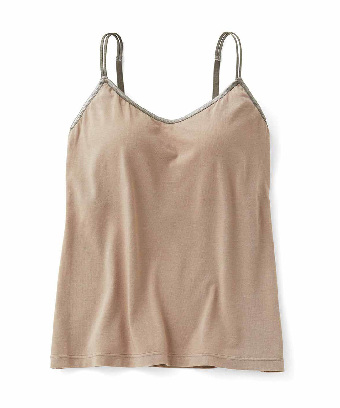 flufeel|一枚ですっきり ホック調整でぴったり ハンサムなブラキャミソールの会|〈cinnamon〉