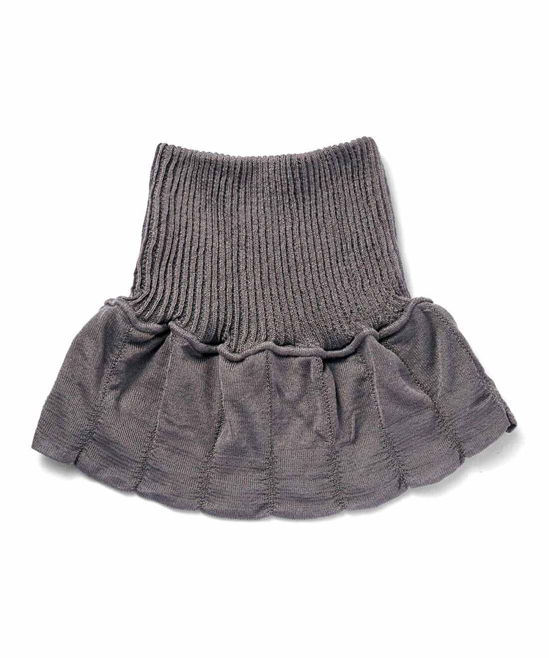 flufeel|シルク95％でふんわり首まわりを包む　しっとりあたたかネックカバー〈グレー〉の会