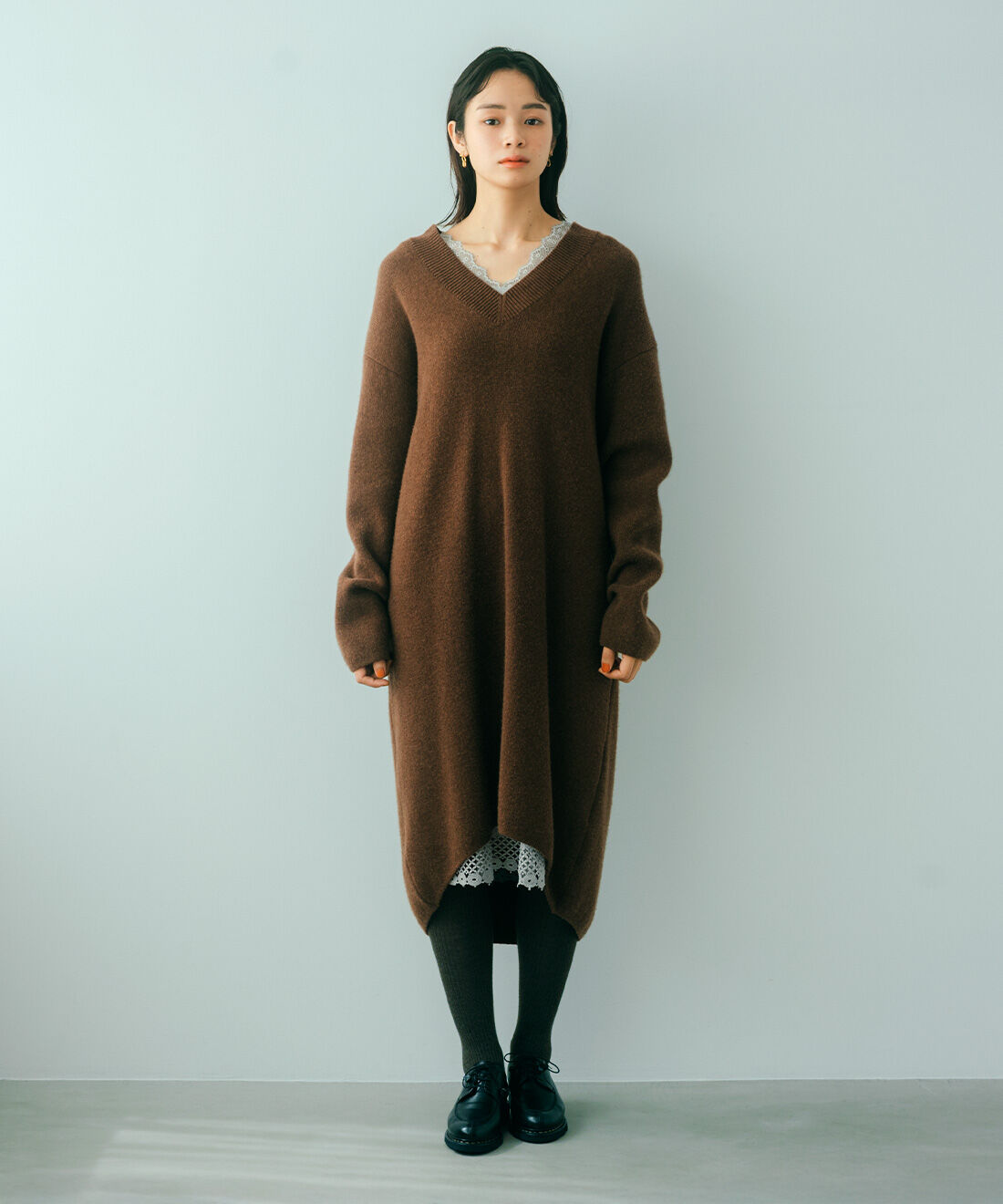 flufeel|ワンピの下にレース遣いでコーデを楽しむ　２－ＷＡＹ綿混インナーワンピースの会