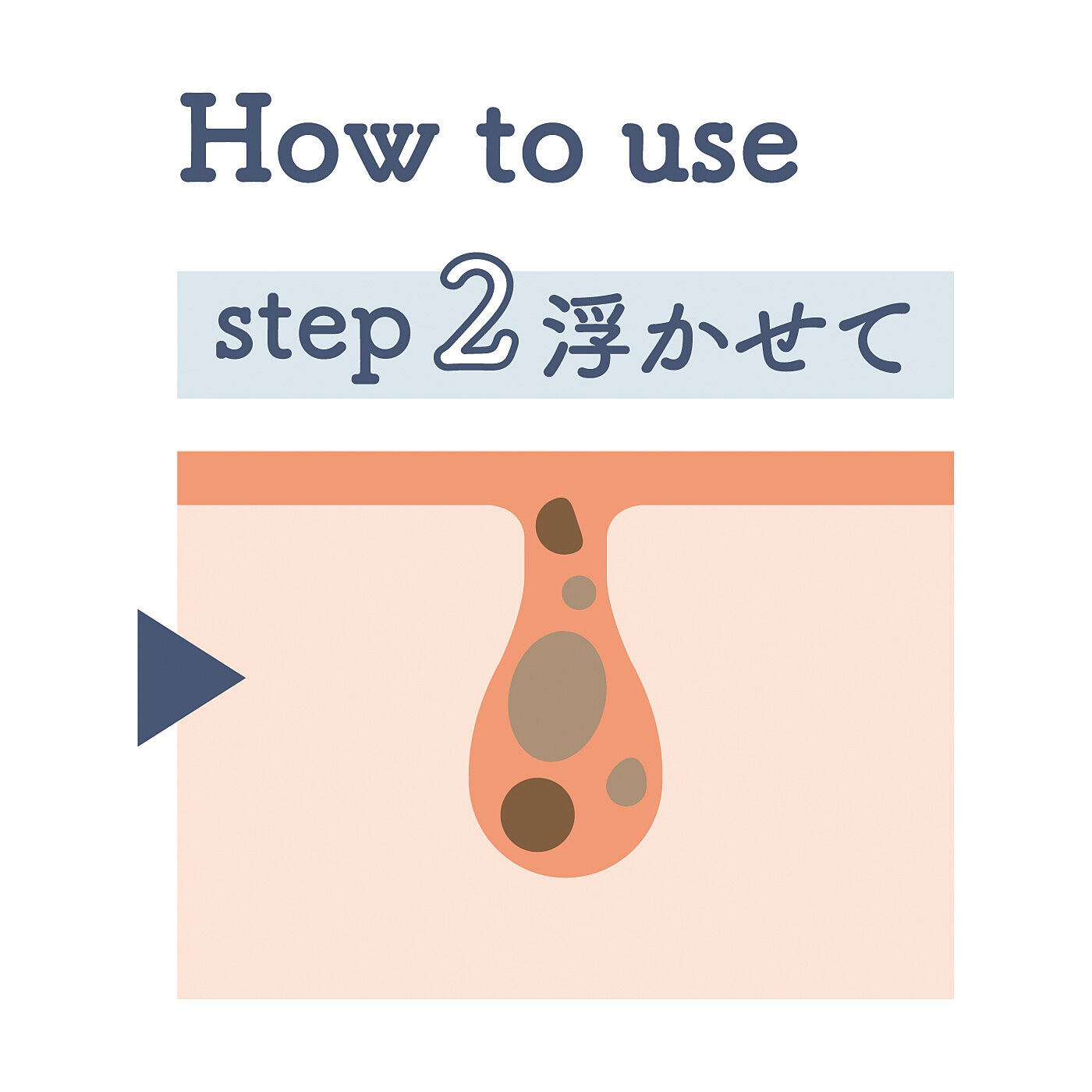 flufeel|毛穴汚れ集中ケア　抜かずに浮かせて角栓すっきり洗い流す！ 温感鼻パックの会|貼ったまましばらく放置。（目安時間5分）毛穴汚れを浮かす。