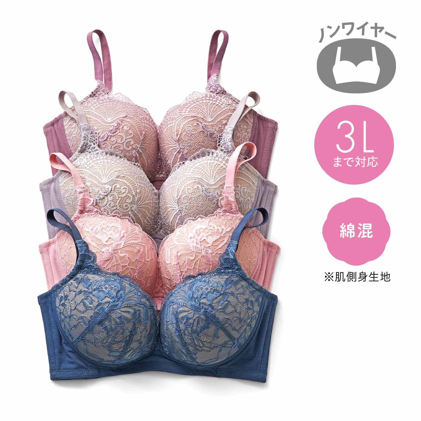 flufeel|やみつきになるフィット感 からだと心に寄り添う サイズ選び解放ブラ〈LL・3L〉の会