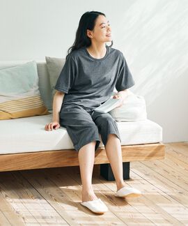 flufeel | 着て疲労回復リカバリートップス半袖パンツ七分丈