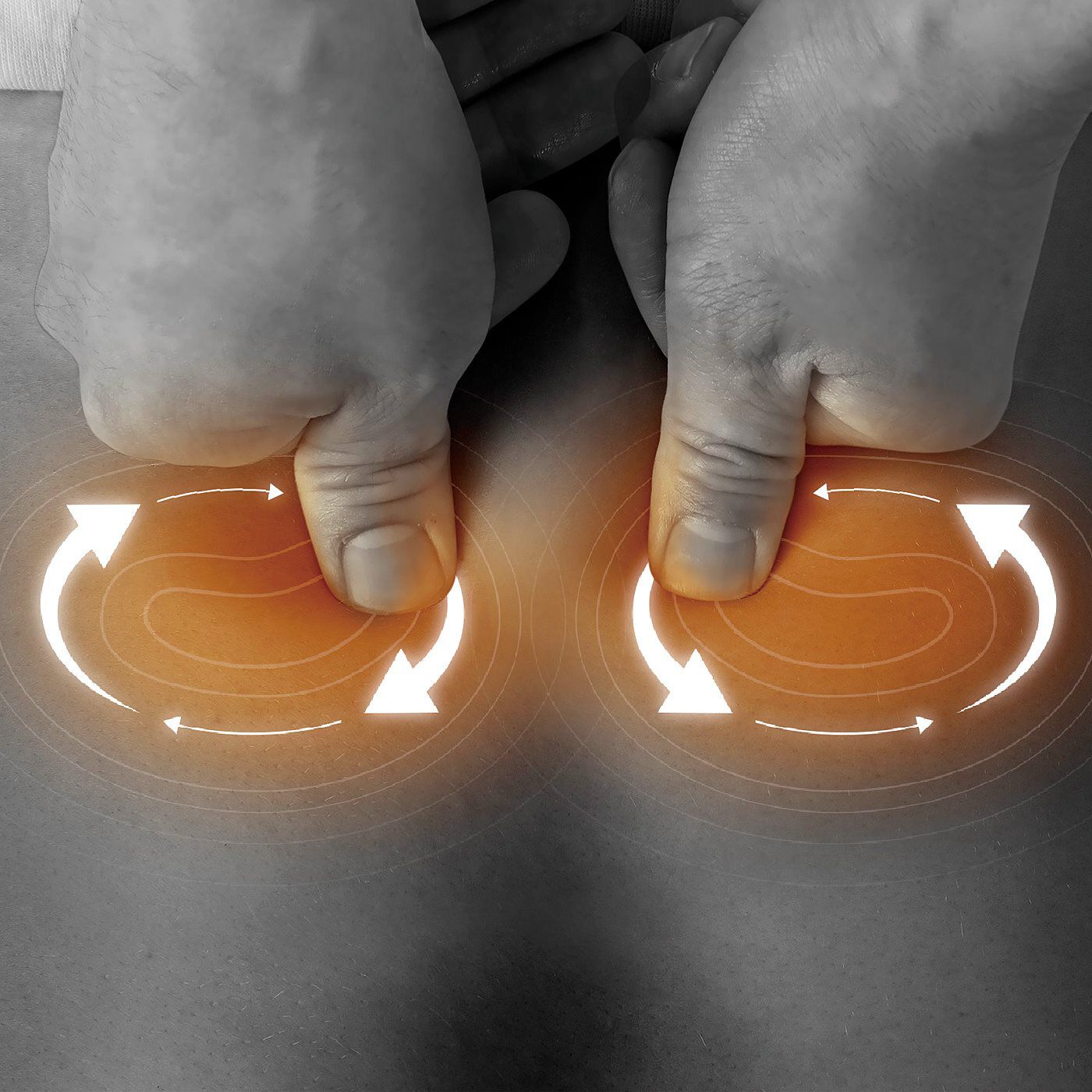 flufeel|コンパクトなのに本格的　全身の凝りをほぐす　マッサージクッションミニ〈ブラック〉