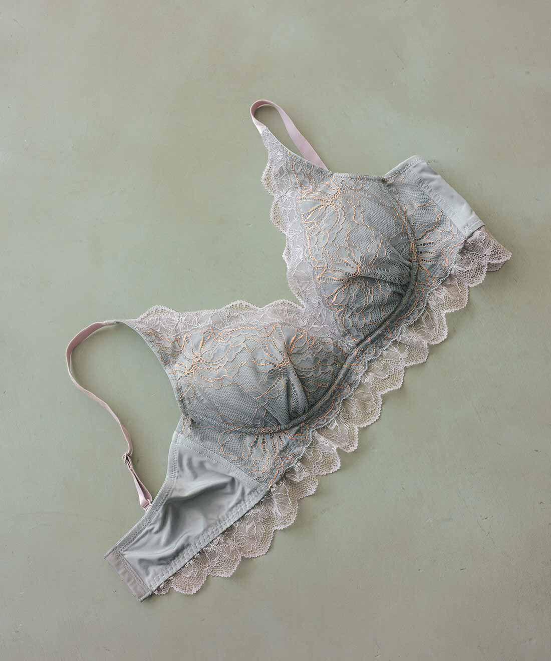 flufeel|肌にシルクのご褒美を 澄んだ夜空に願いを込めて ラメ糸が織りなすきらめきのブラ＆ショーツの会