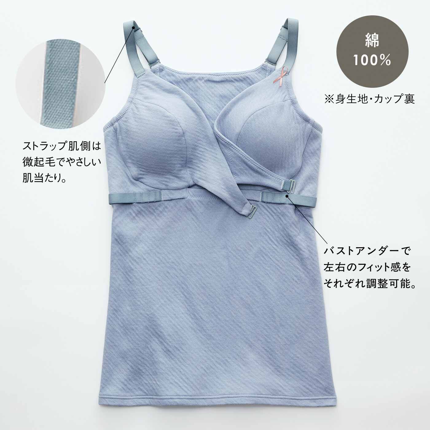 flufeel|ピンクリボン×すべての女性へ 綿100％のふんわり素材で包み込む バストフィットブラインナーの会