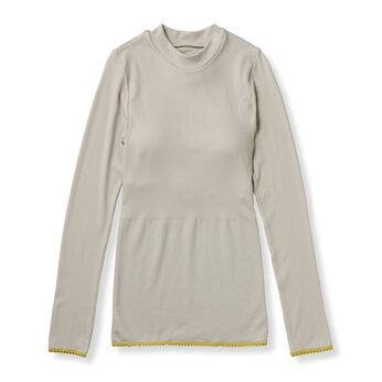 flufeel | ユルセルフふっくらパイルほわ温長そでブラトップ