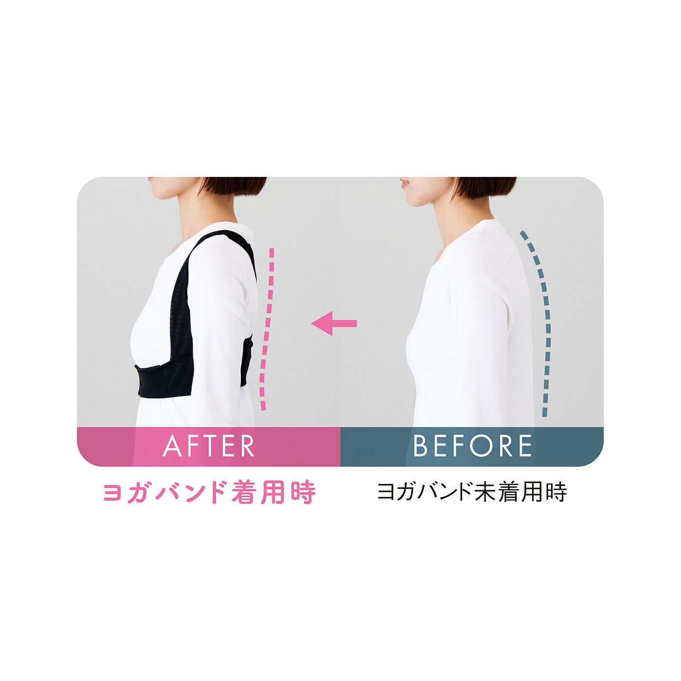 flufeel|着けるだけ背筋ピン！　どこでもこっそり姿勢サポート　ヨガ気分インナーバンド〈男女兼用〉の会