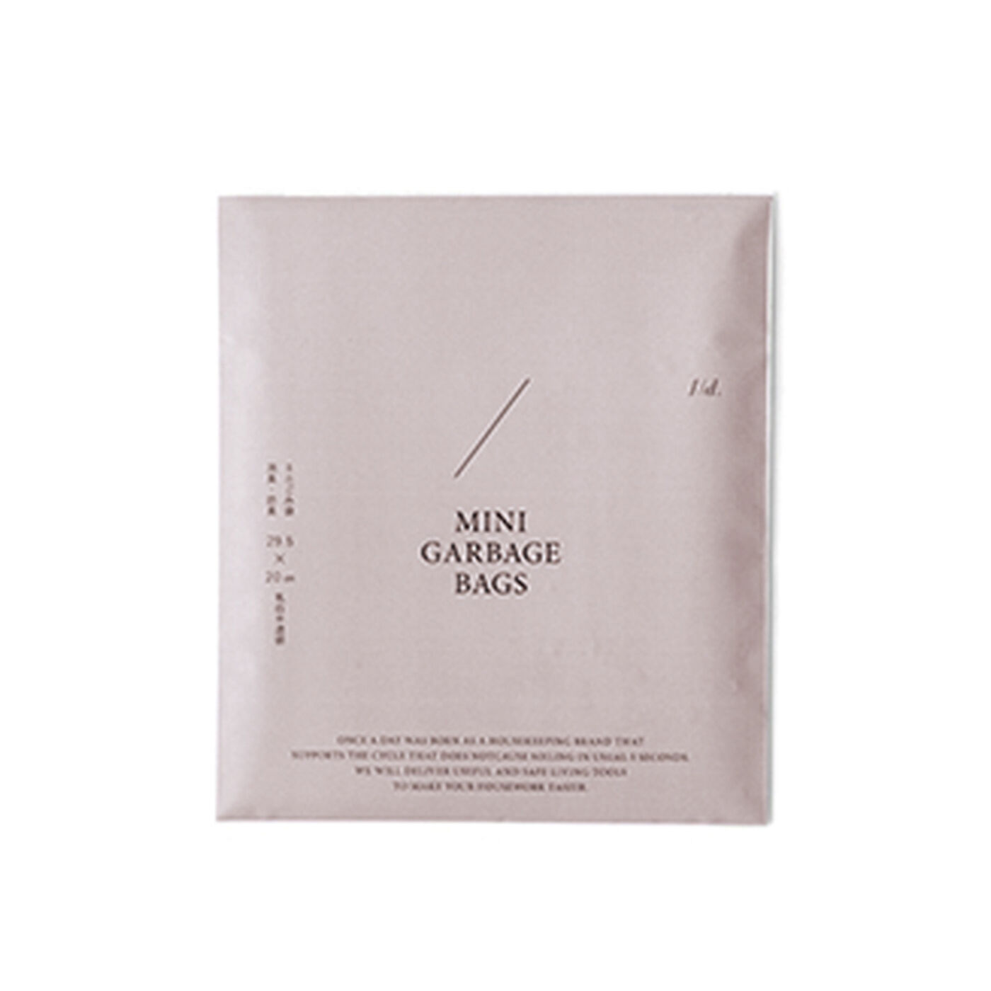 フェリシモの雑貨Kraso［クラソ］|1/d MINI GARBAGE BAGS　ミニごみ袋（詰め替え用）の会|1ヵ月使える30枚セットでお届け。