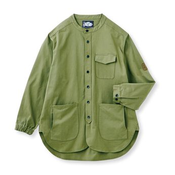 フェリシモの雑貨 Kraso | USEDo×WHW！ワークシャツ〈オリーブグリーン〉
