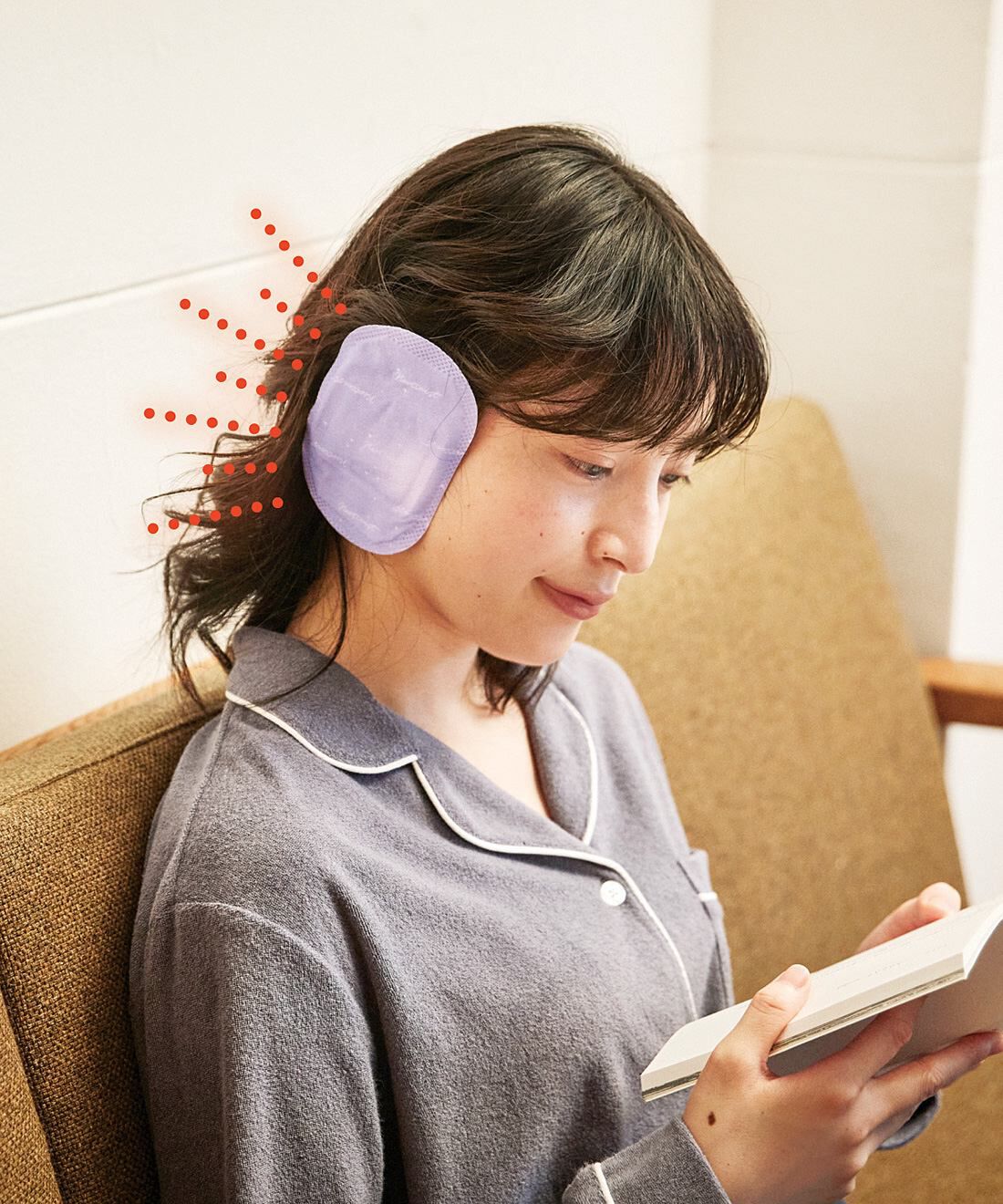 フェリシモの雑貨 Kraso|おやすみ前のリセットタイム　とろ～んとあたたか耳カイロ〈6セット〉の会