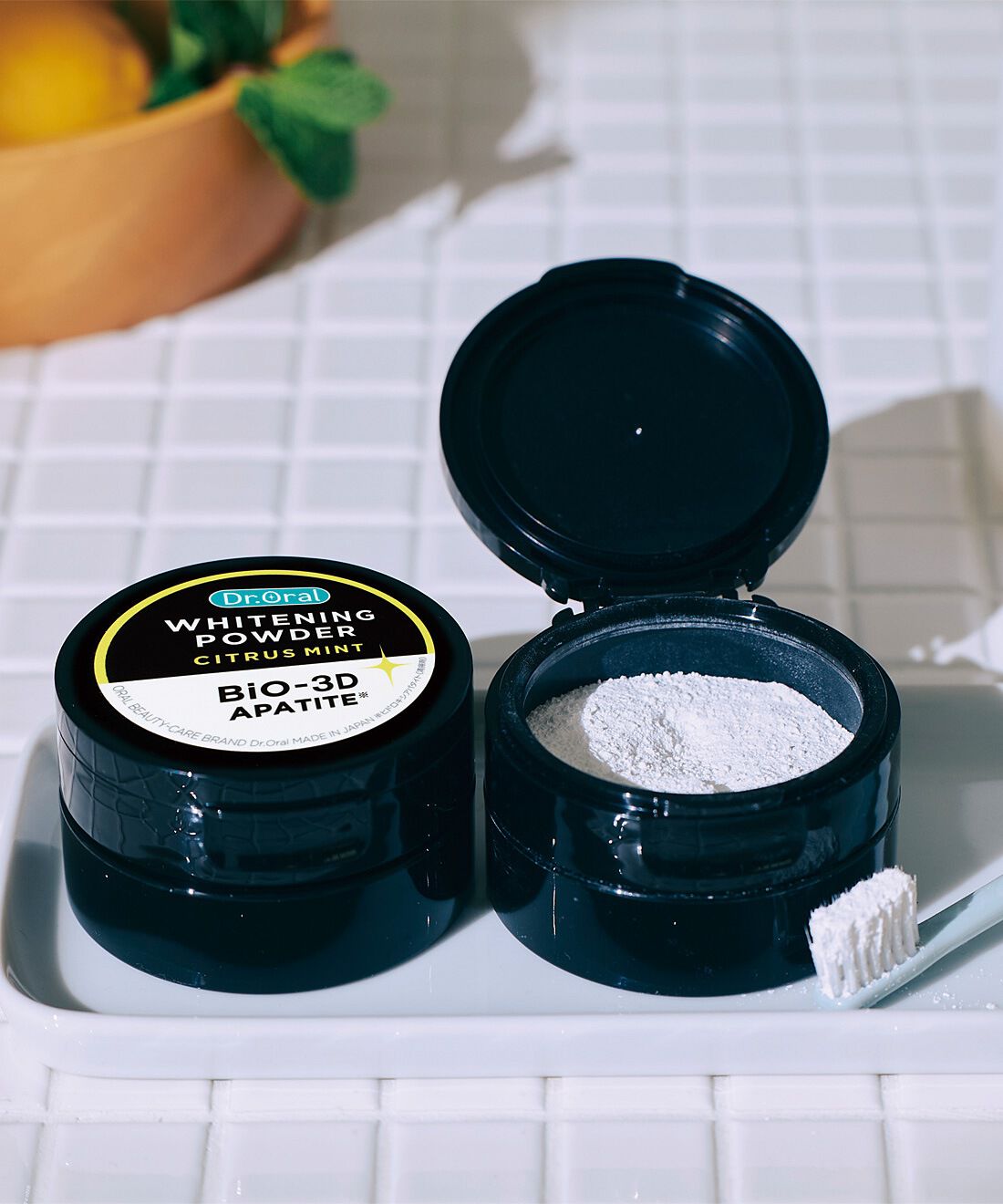 フェリシモの雑貨 Kraso|徹底美白！ 粉で磨くＤｒ．オーラル　３Ｄホワイトニングパウダー〈シトラスミント〉の会
