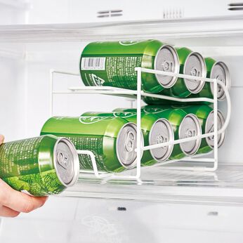 フェリシモの雑貨 Kraso | 冷蔵庫整理に便利コロコロ 缶ストッカー350ml用