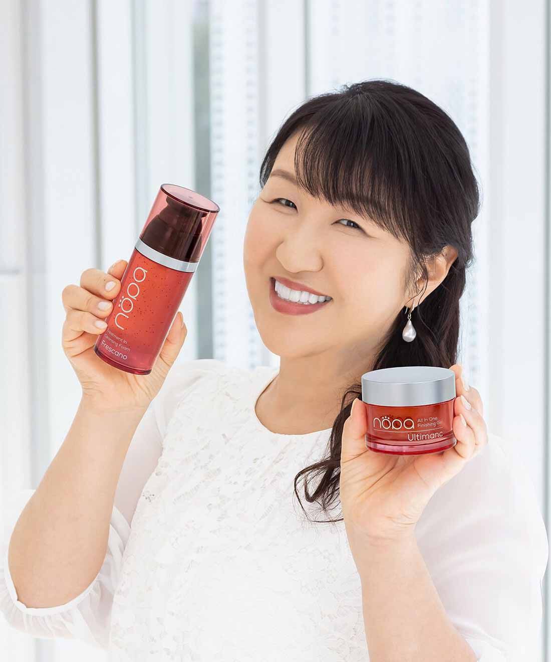 フェリシモの雑貨 Kraso|【セット割】nopa クレンジングフォーム＆オールインワンゲル|北斗晶さんのリアルなお悩みから「nopa」は生まれました。朝も、夜も、時間も手間もかけずにしっかり潤い、さらに集中ケアまでできるオールインワンゲルが欲しいと思って企画しました。