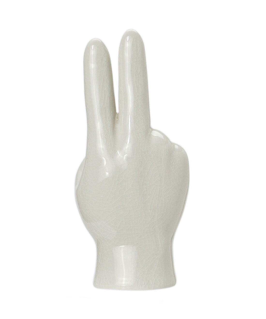 フェリシモの雑貨 Kraso|ポーセリン　ハンドオブジェ〈ピース〉