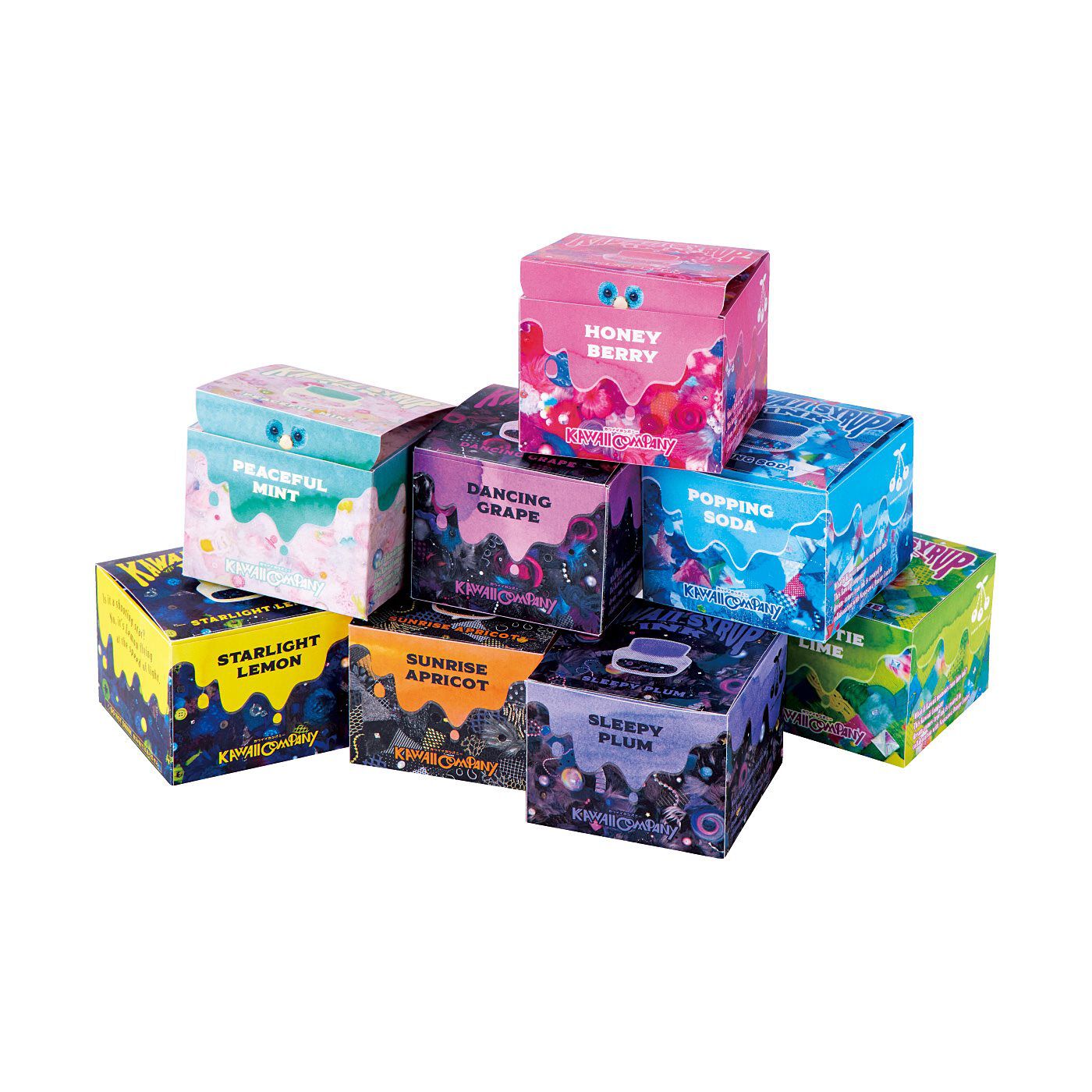 フェリシモの雑貨 Kraso|KAWAII COMPANY　１８８２年に神戸で創業の老舗文房具専門店と作る　カワイイ瞬間が溶け込んだカラフルシロップインクの会