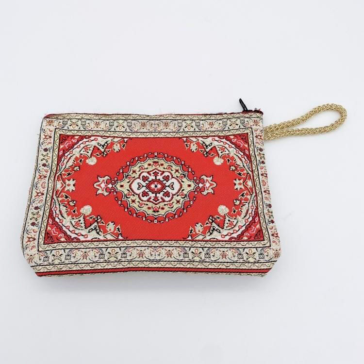 フェリシモの雑貨 Kraso|ポーチＭ（マチあり）Red