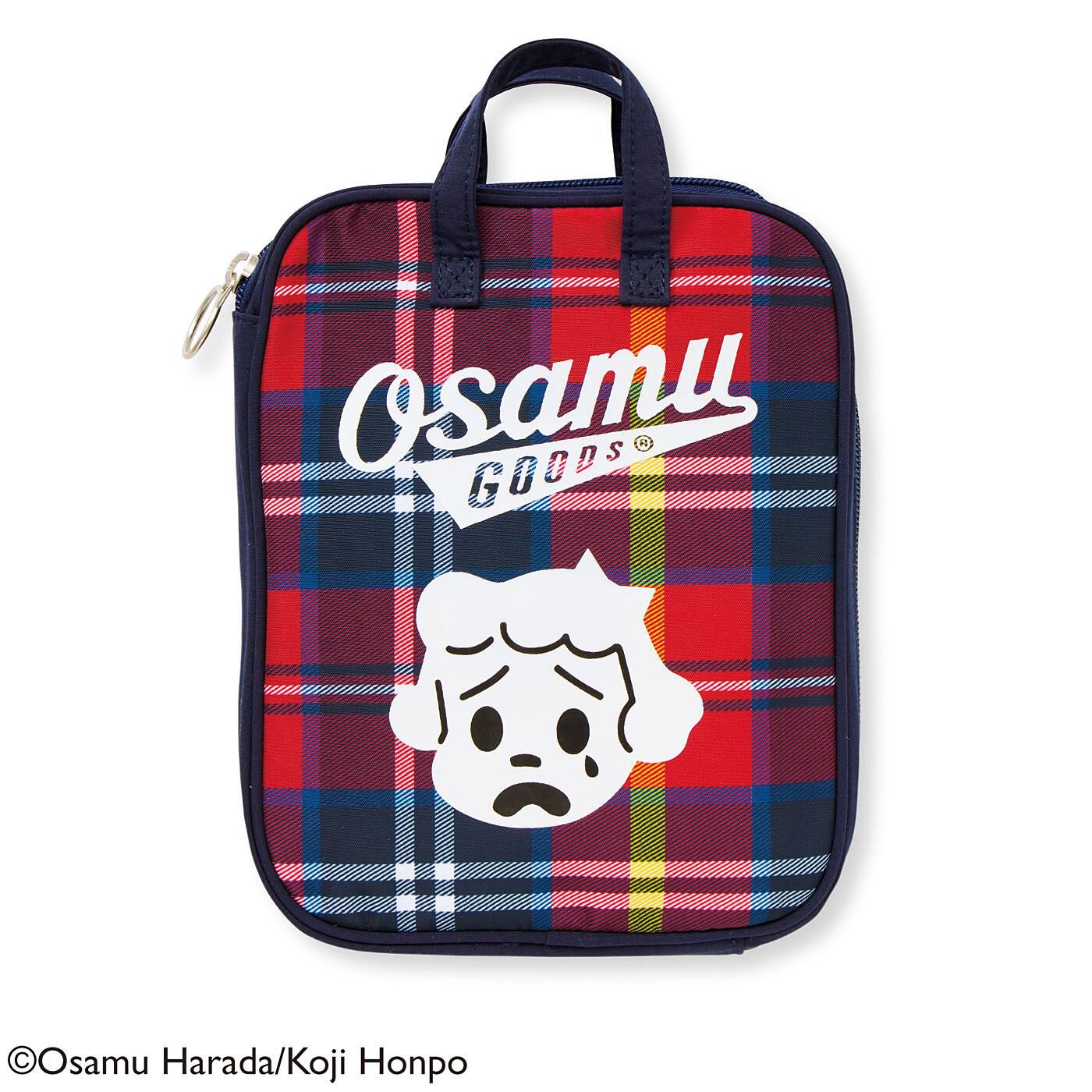 フェリシモの雑貨 Kraso|USEDo×OSAMU GOODS　処方薬も現金も入る トラッドなチェックのホスピタルポーチの会|〈ベティ〉