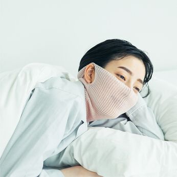 フェリシモの雑貨 Kraso | 顔と首まわりを包む2‐wayマスクスヌード