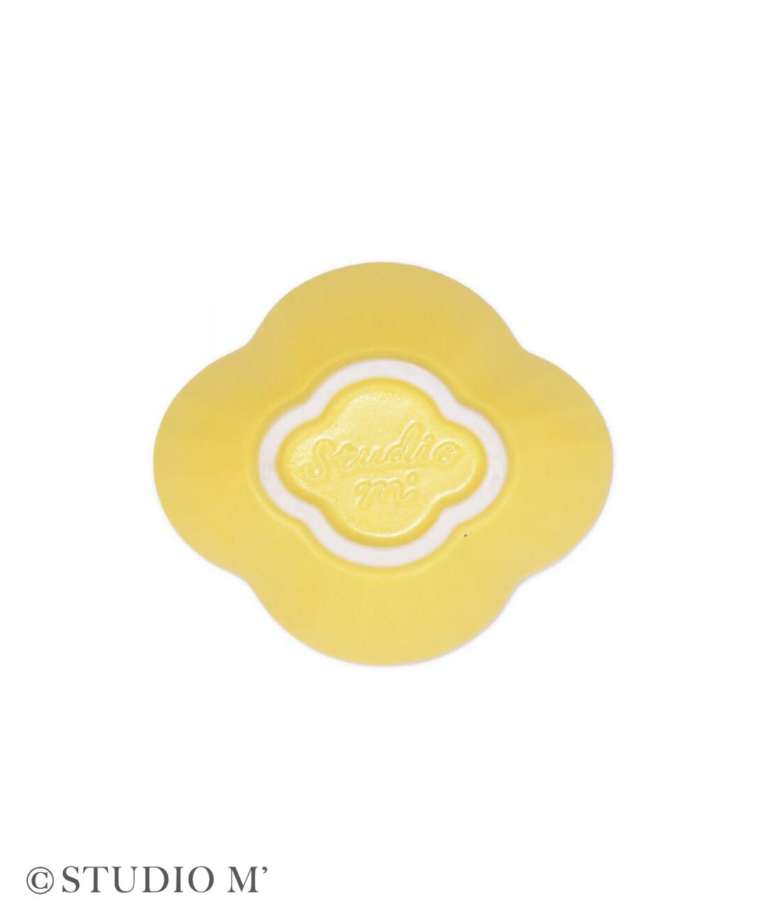 フェリシモの雑貨 Kraso|菊割木瓜 豆皿 黄
